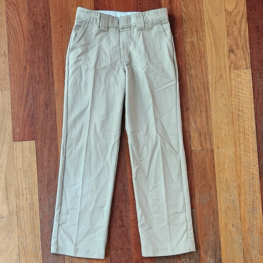 Dickies Boys Slim Straight Chino Pants Size 10